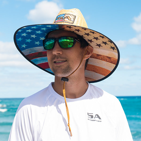 Palms Under Brim Straw Hat