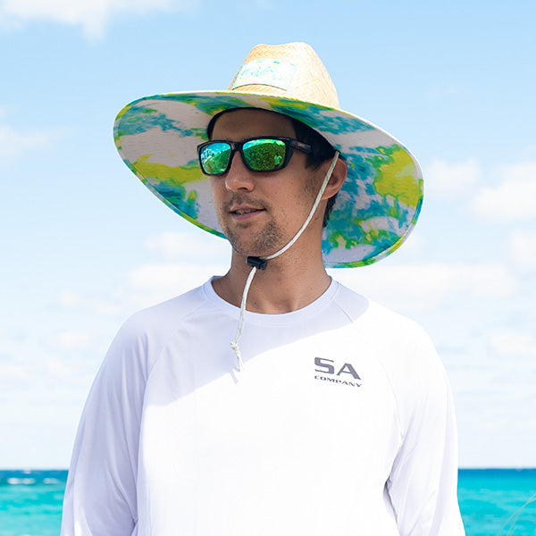 Palms Under Brim Straw Hat