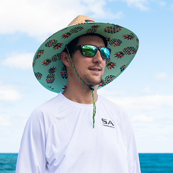 Palms Under Brim Straw Hat
