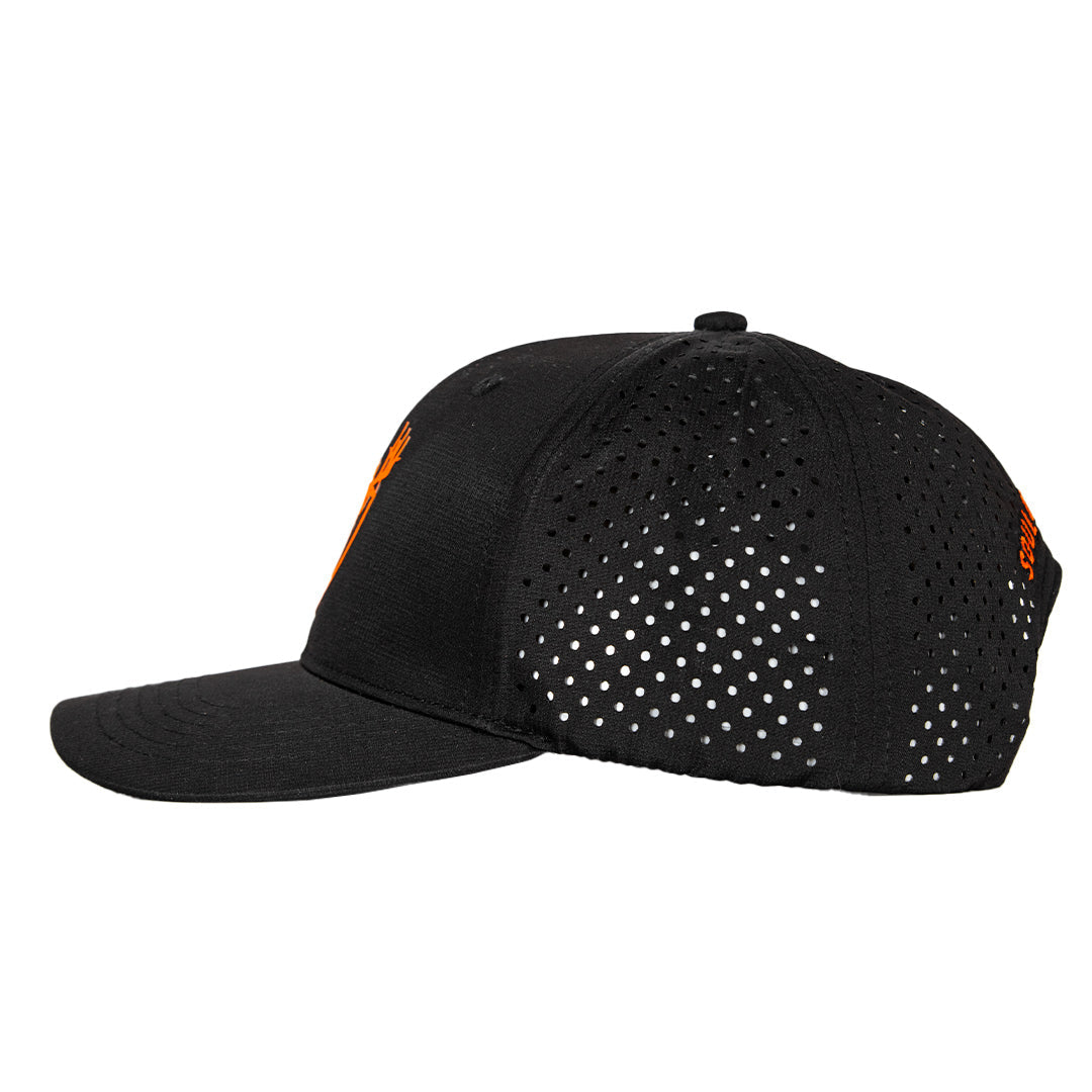 Performance Snapback | Black | Geo Camo-Patriot