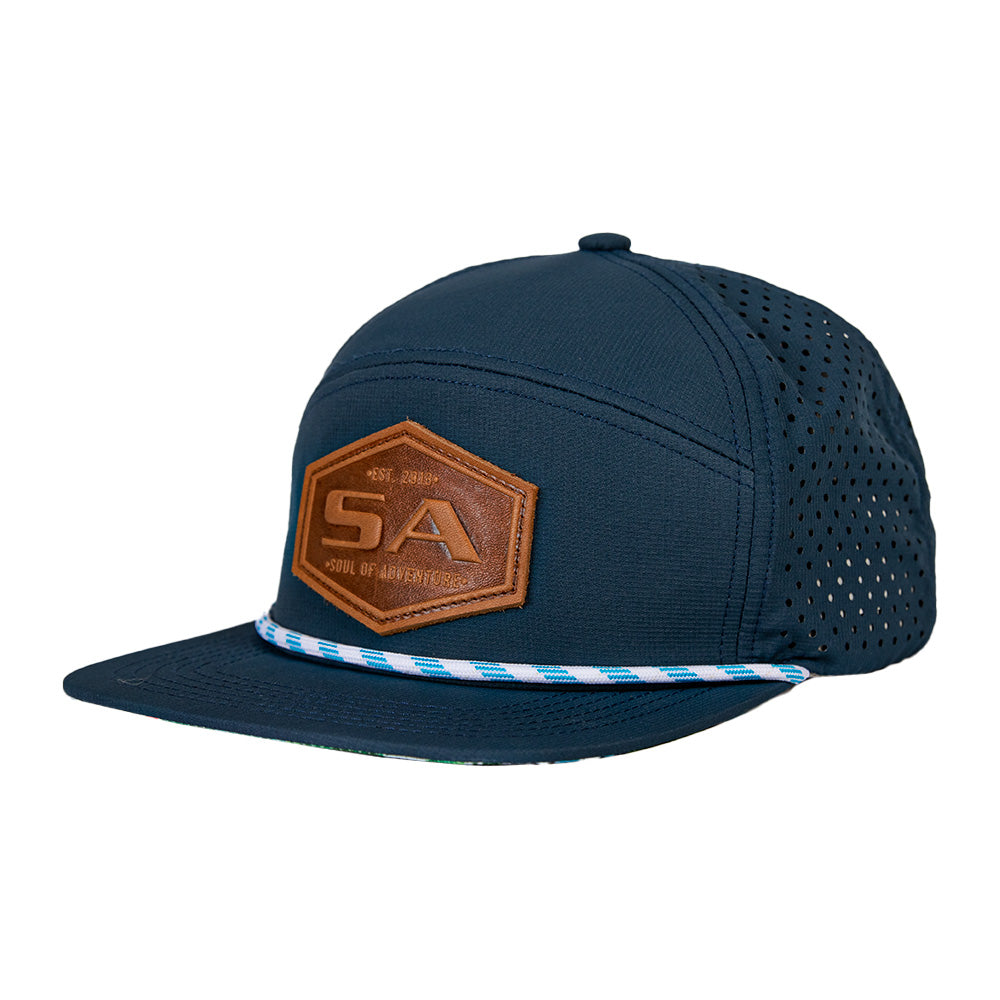 Performance Flat Bill Snapback | Blue | Alpine Digi