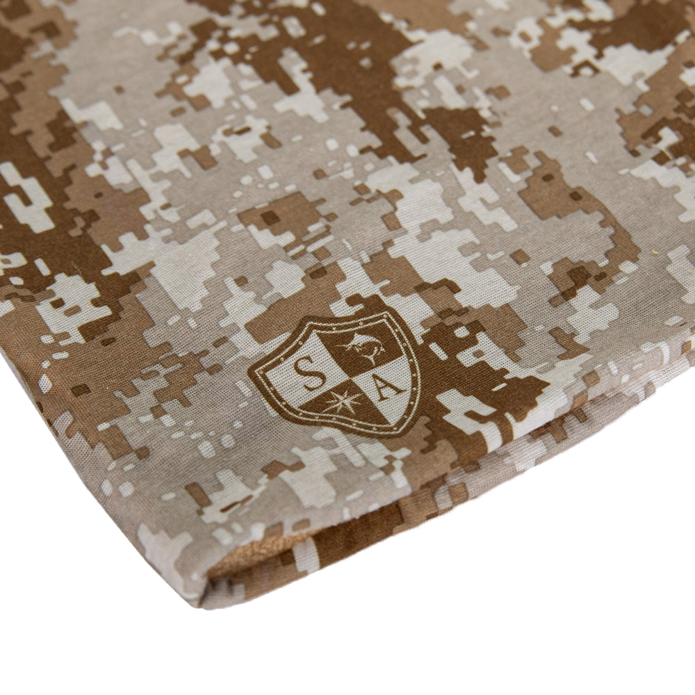 Fleece Face Shields® | Desert Digi Camo