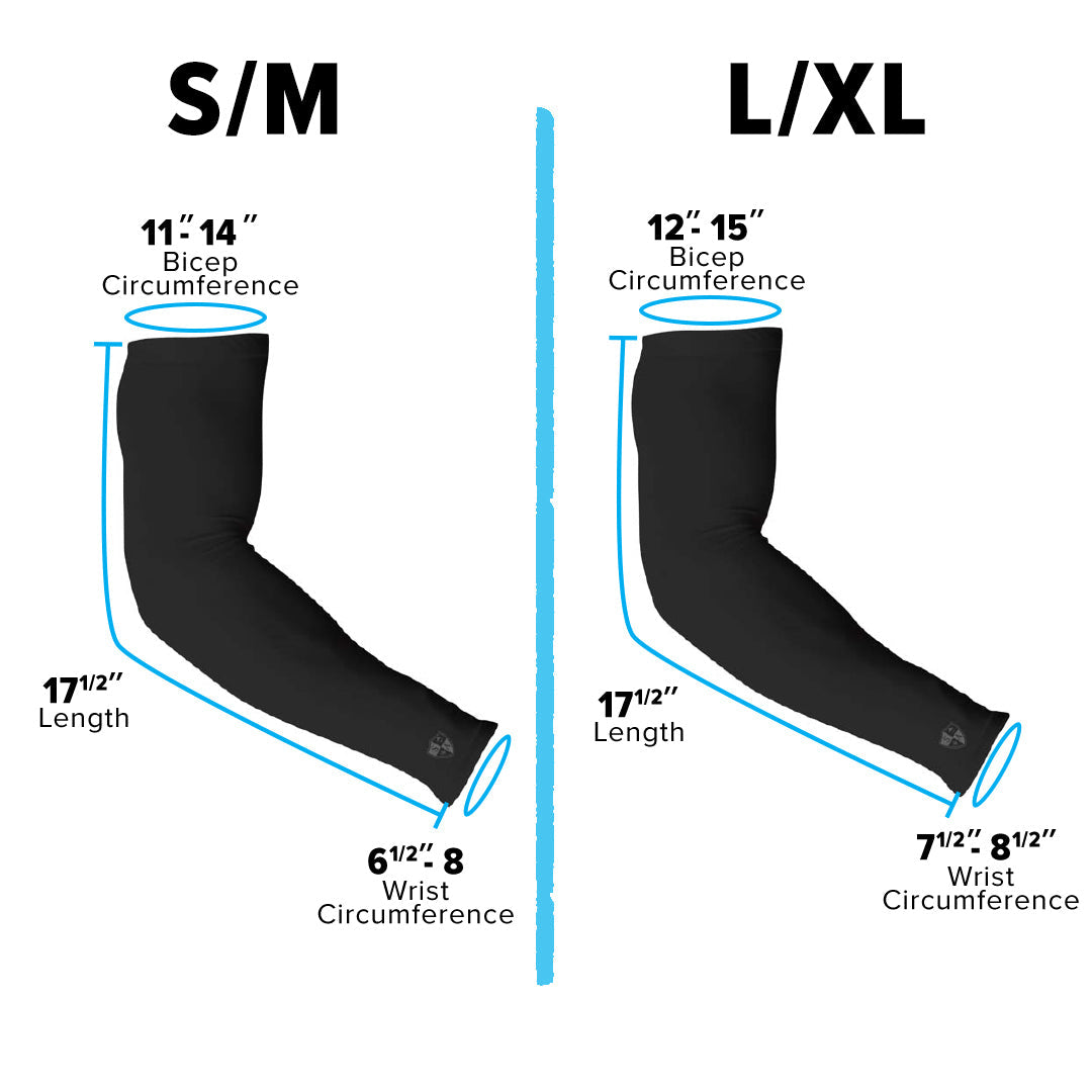 SA Single Arm Shield® | White | Grey Small Logo