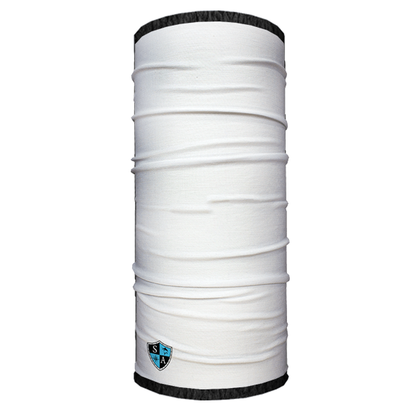 Fleece Face Shields® | White