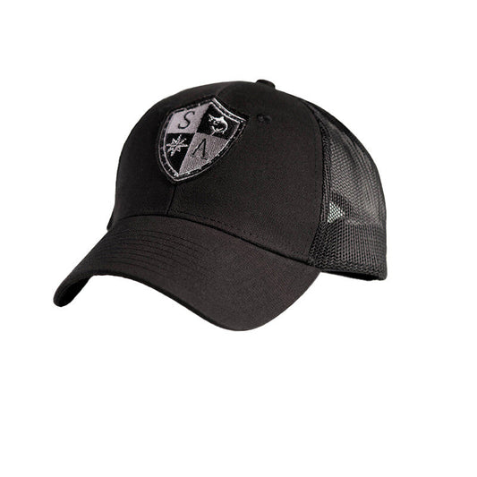 Snap Back Hat | Black | Large Shield