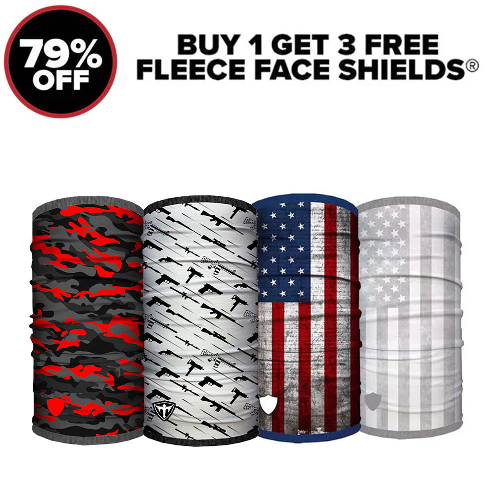 BUY 1 FLEECE FACE SHIELD ® PICK 3 FREE + FREE GIFT