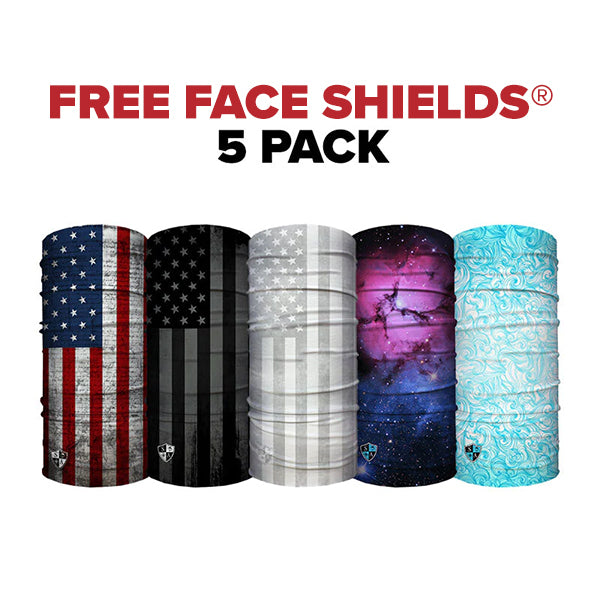 Free Face Shields® 5 Pack