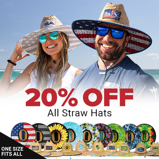 20% OFF STRAW HATS