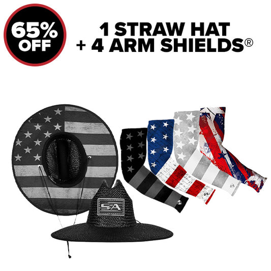 STRAW HAT + 4 ARM SHIELDS