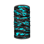 Fleece Face Shields® | Aqua Military Camo