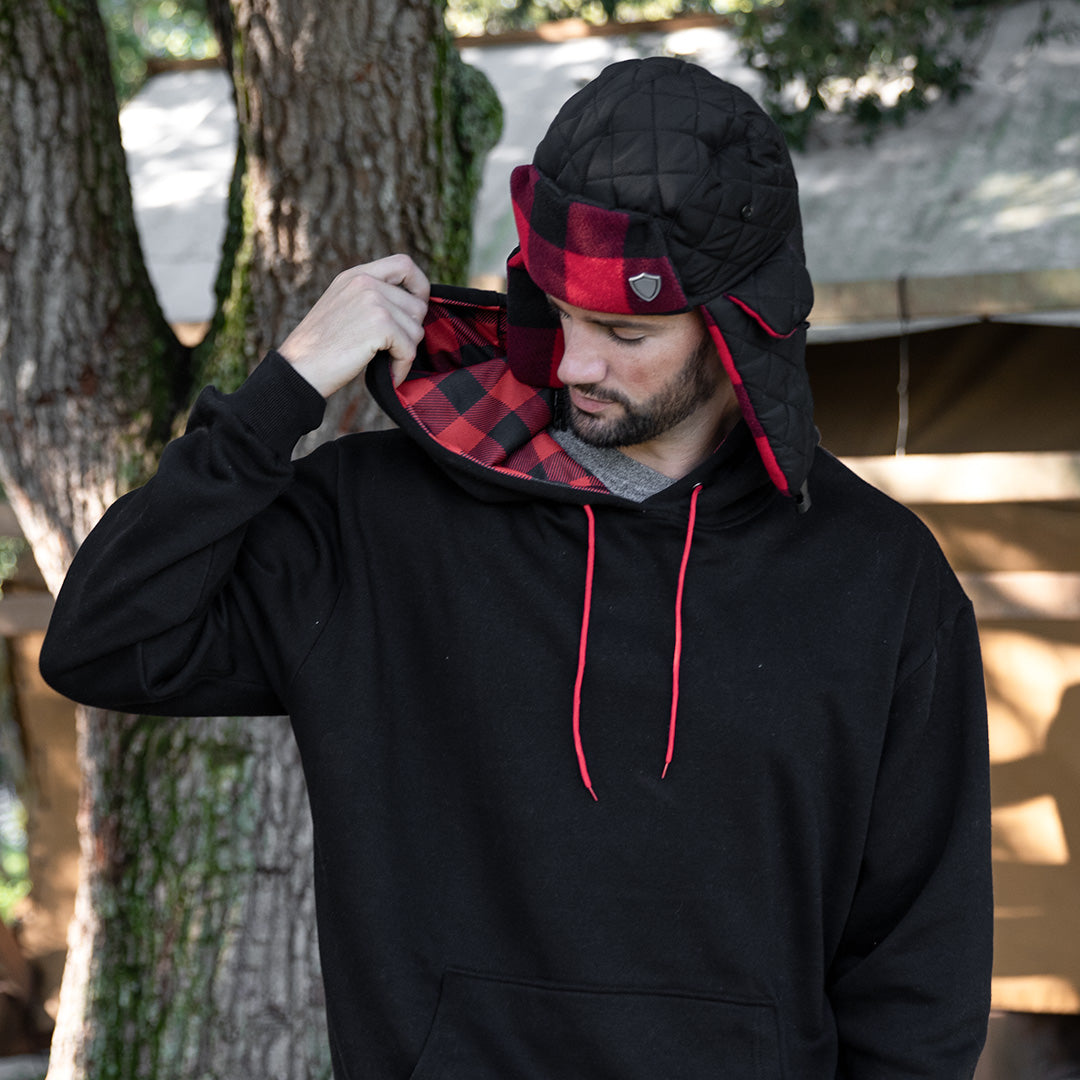 Classic Lined Hoodie | Lumberjack Red