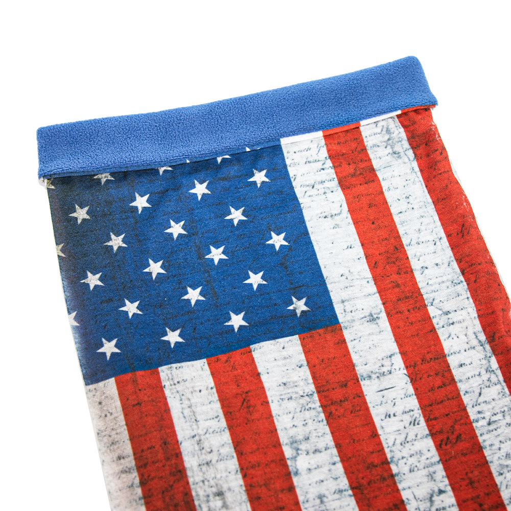 Fleece Face Shields® | American Flag Royal