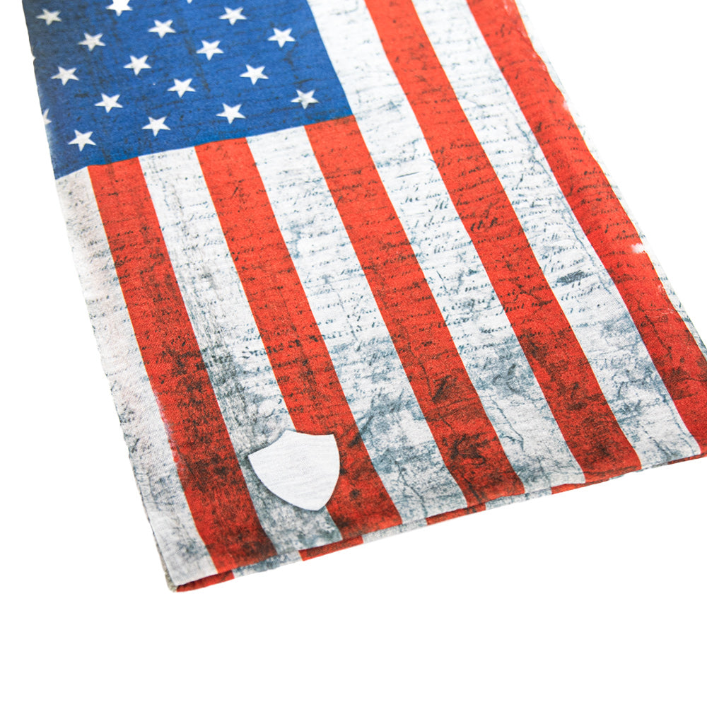 Fleece Face Shields® | American Flag Royal