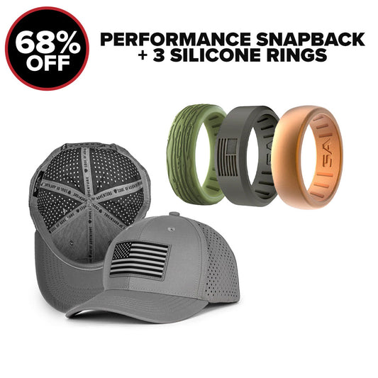 PERFORMANCE SNAPBACK + 3 SILICONE RINGS