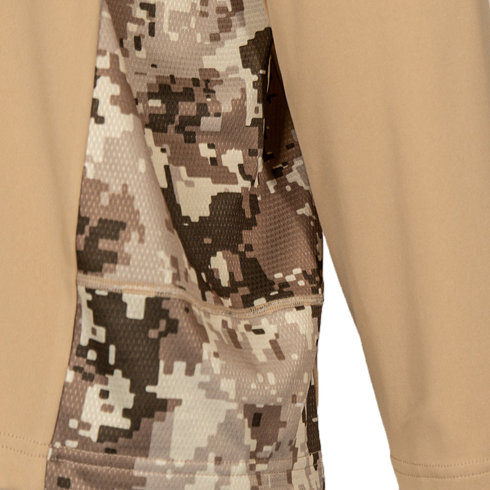 Performance Long Sleeve Shirt | Desert Digi Camo | Bass Grenade