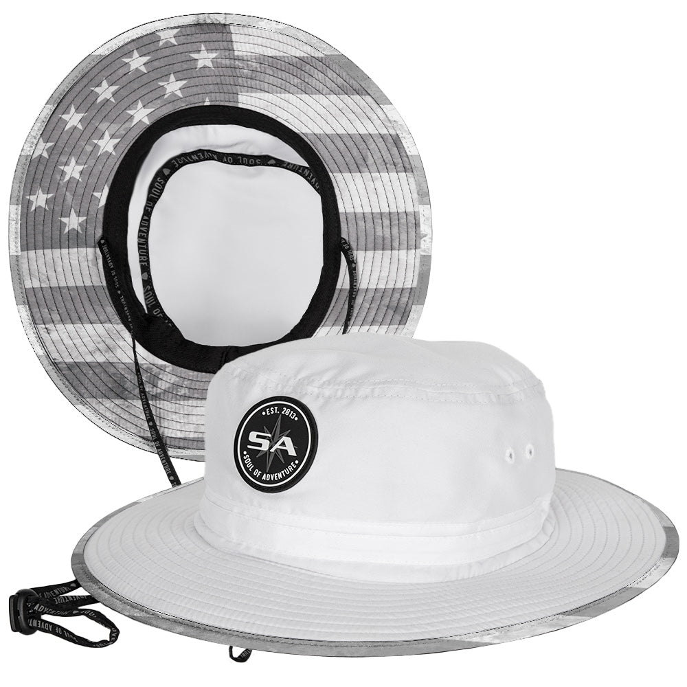 Bucket Hat | Ghost American Flag 2.0
