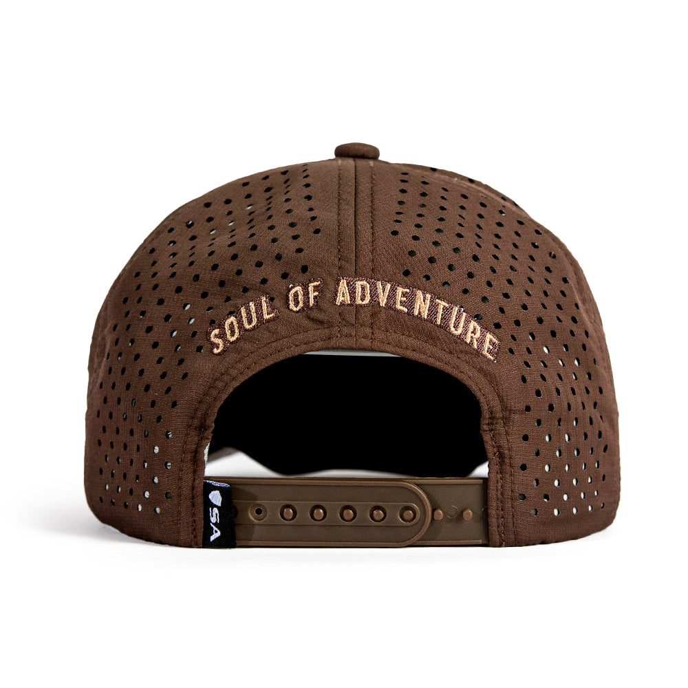 Special Edition Performance Snapback | California Bear | Brown-Khaki