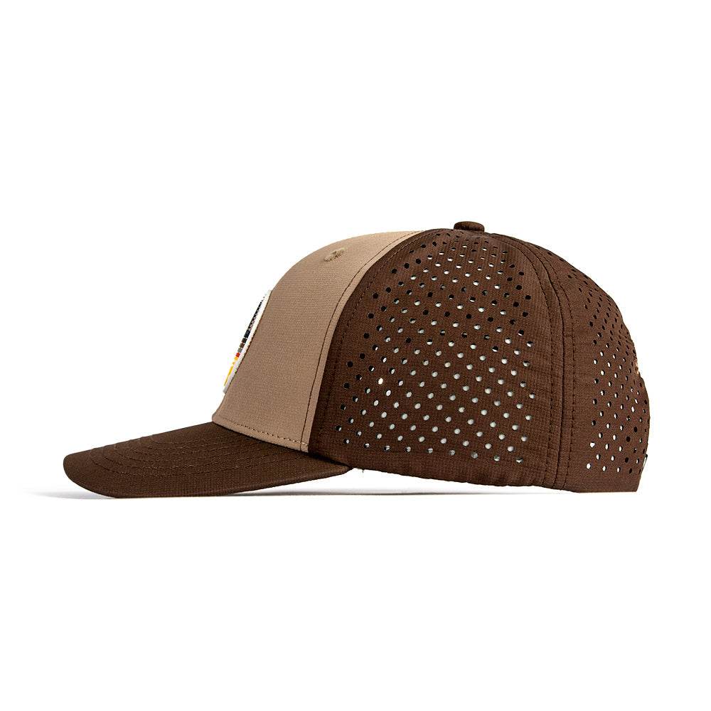 Special Edition Performance Snapback | California Bear | Brown-Khaki