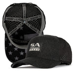 Performance Snapback | Felt Blackout American Flag