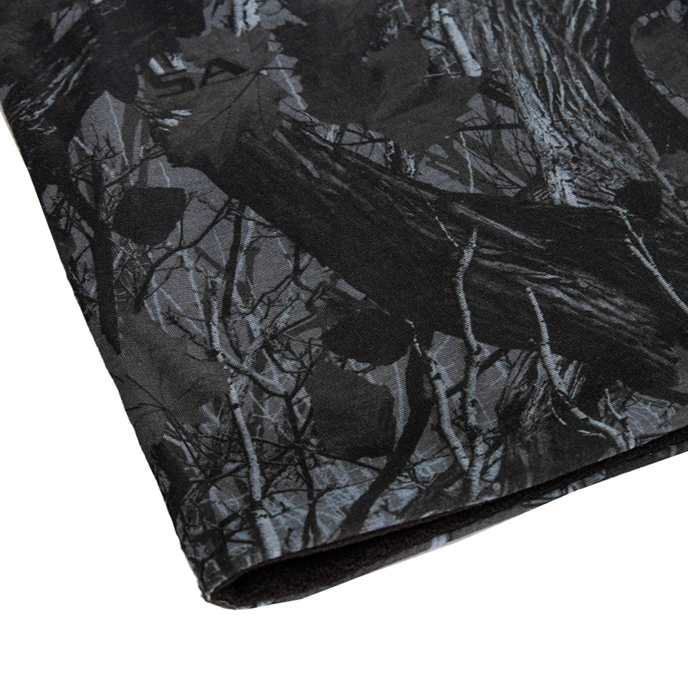 Fleece Face Shields® | SA Blackout Forest Camo