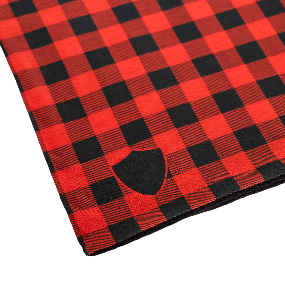 Fleece Face Shields® | Lumberjack Red