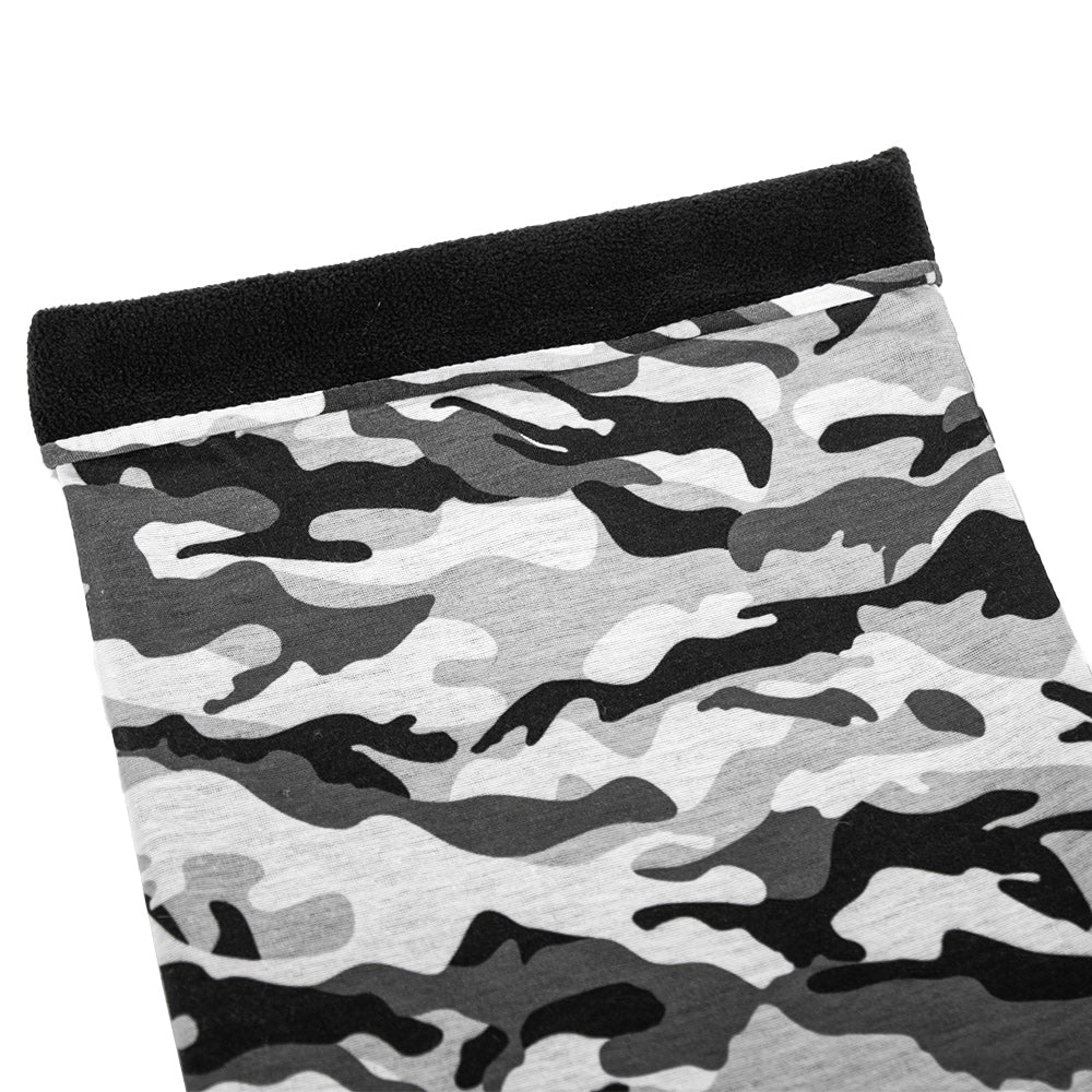 Fleece Face Shields® | Snow Military Camo