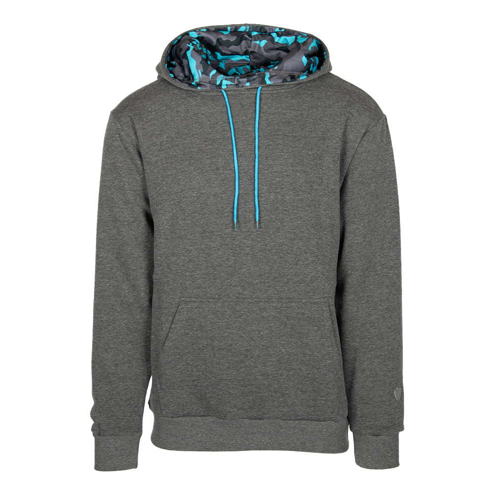 Classic Lined Hoodie | Aqua Military Camo