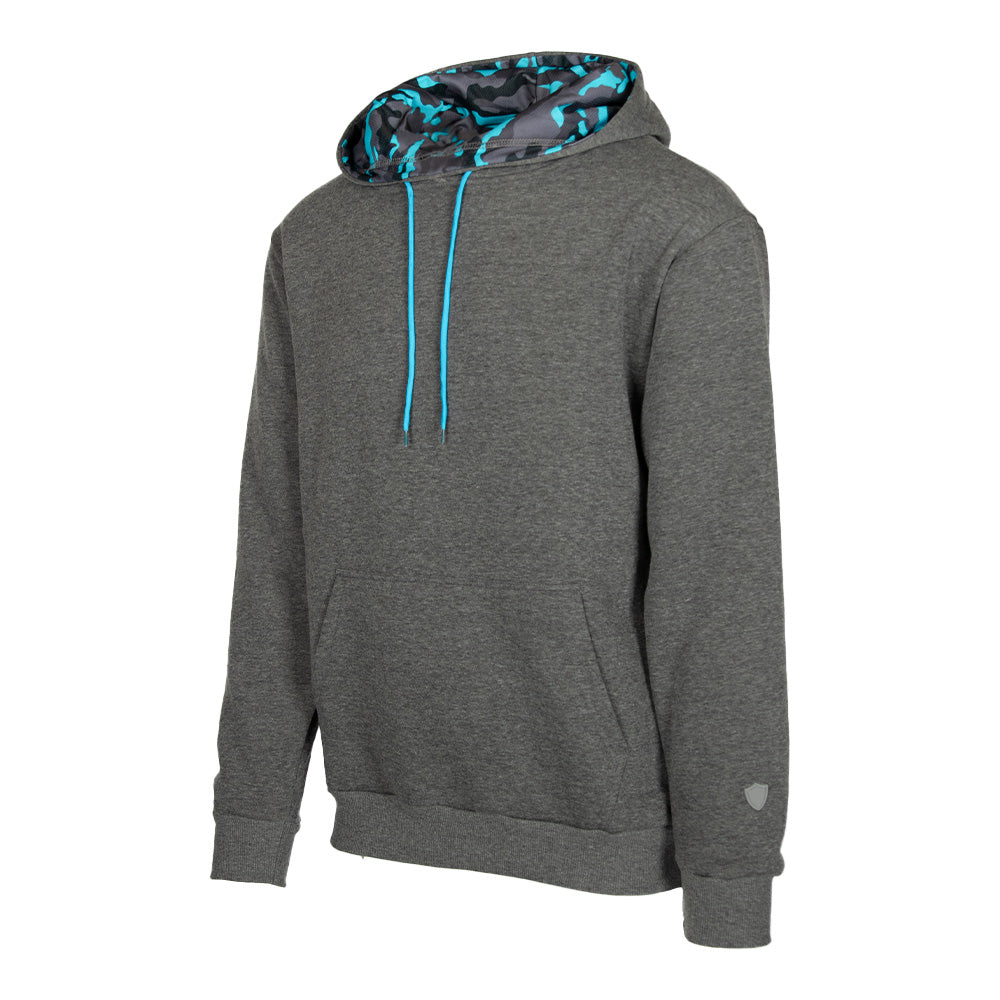 Classic Lined Hoodie | Aqua Military Camo