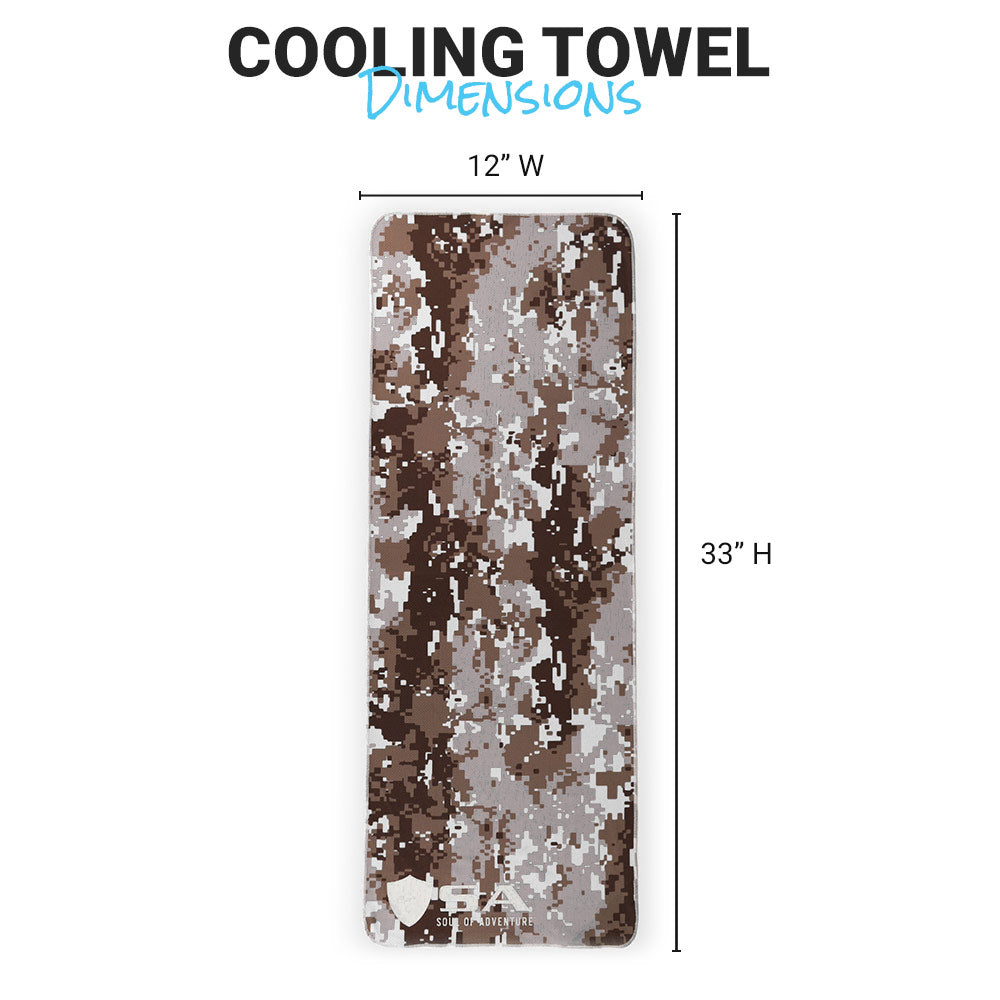 Cooling Towel | Desert Digi Camo