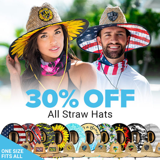 30% OFF STRAW HATS
