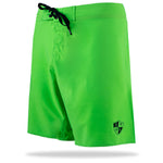 Board Shorts | Solid Neon Green | Black SA Shield
