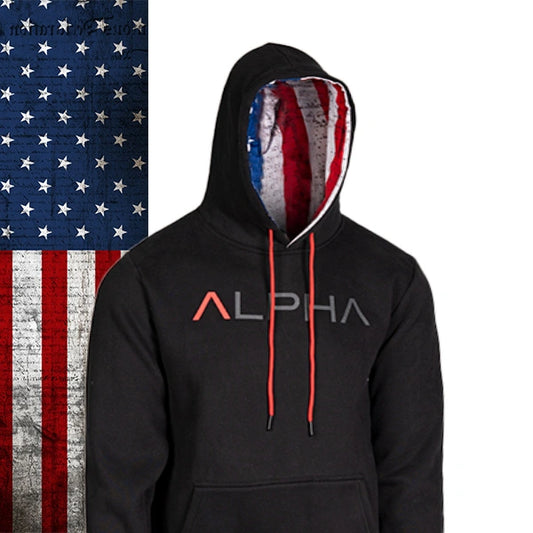 Classic Lined Hoodie | American Flag