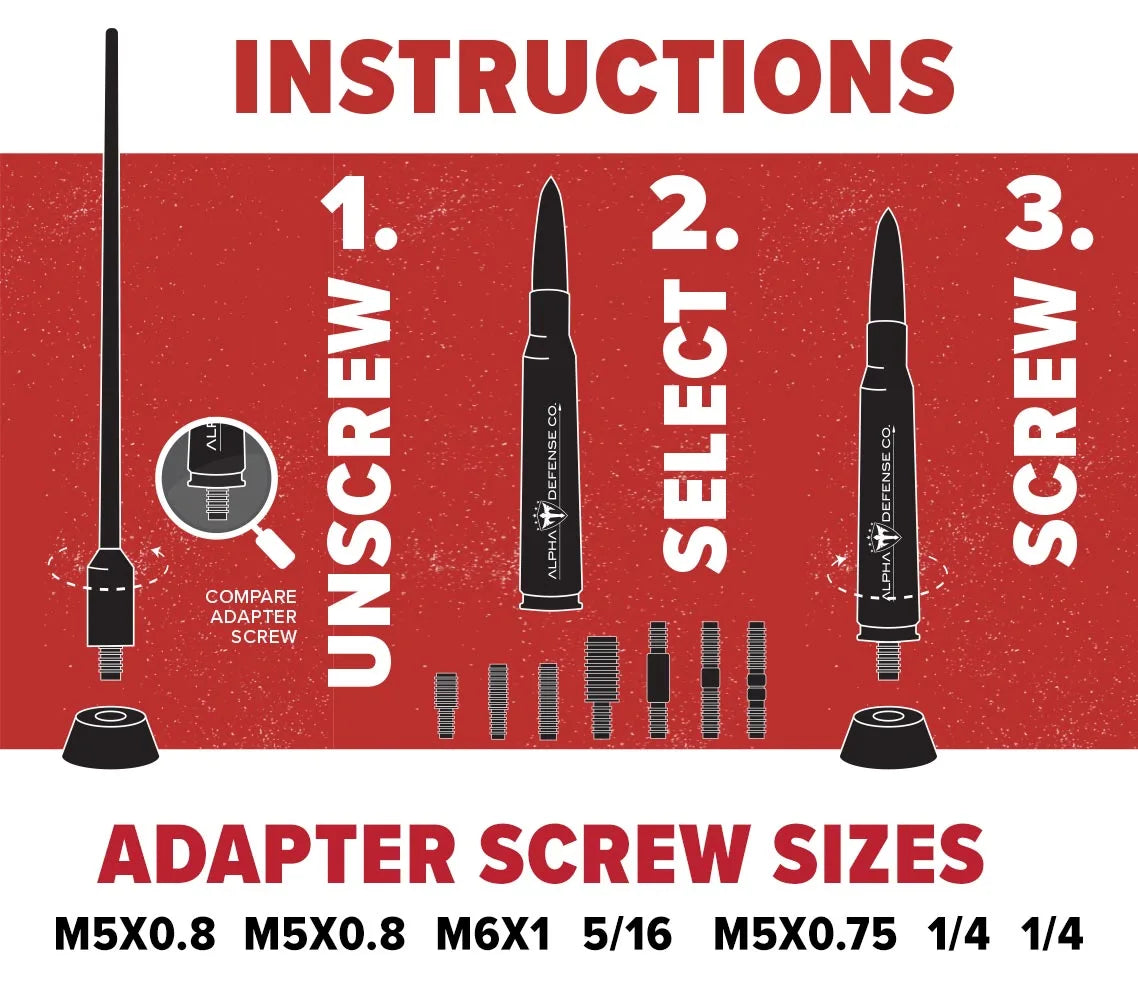 30% OFF BULLET ANTENNAS – Alpha Defense Gear