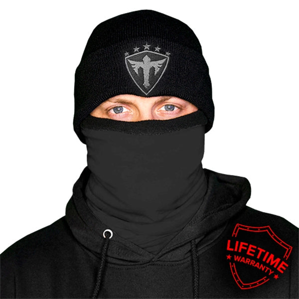 Fleece Face Shields® | Tactical Black