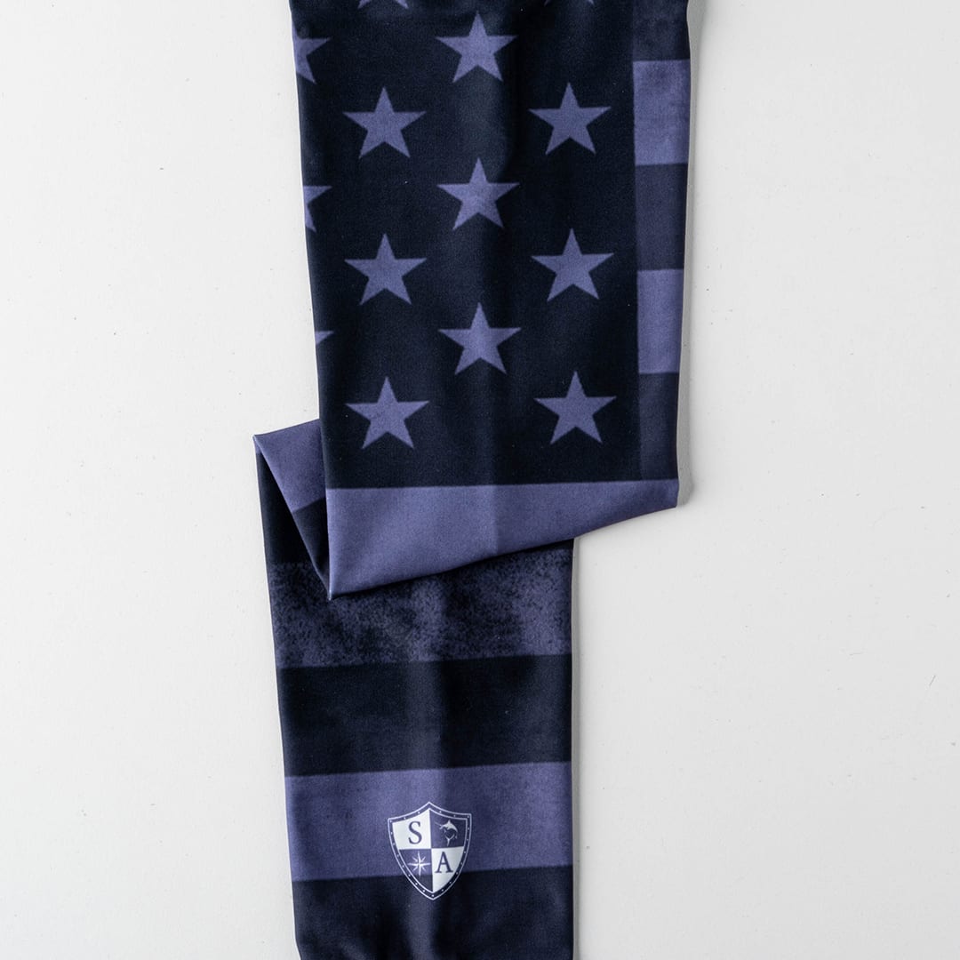 SA Single Arm Shield® | Blackout American Flag