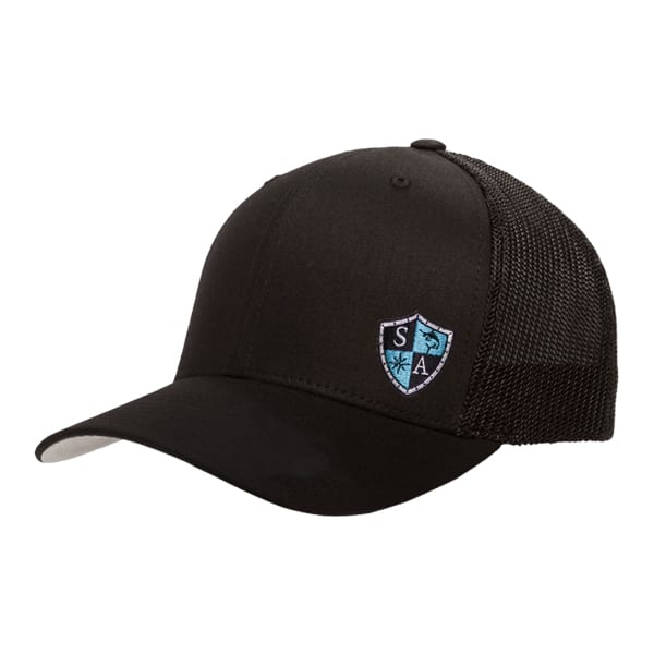Shield Flex Fit Hat: Black