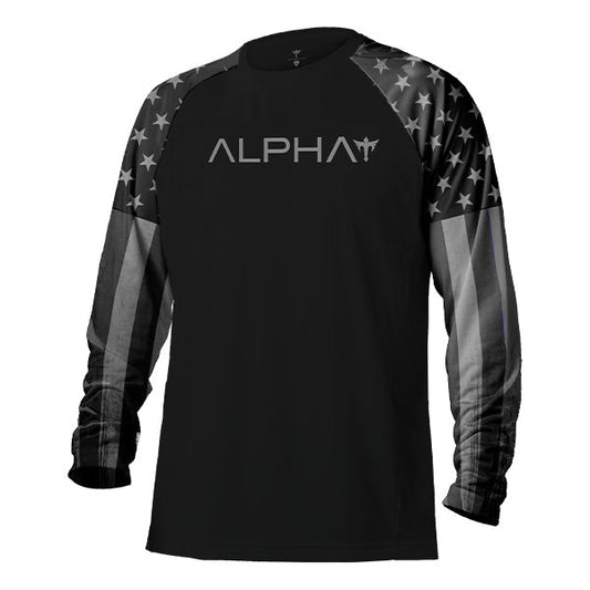 | Black Out American Flag
