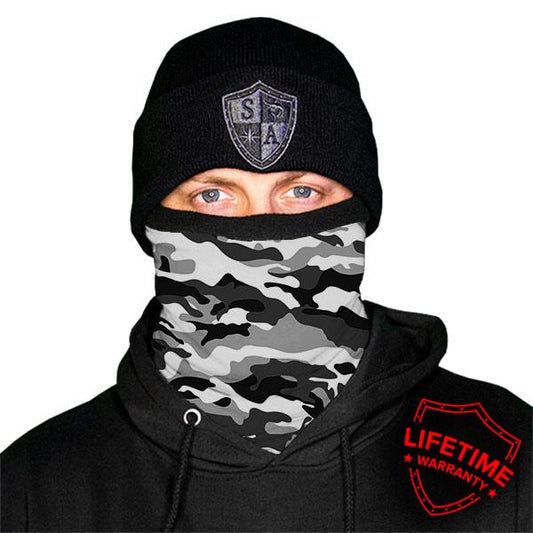 Frost Tech™ | Snow Military Camo Fleece Lined Face Shield® - SA Company