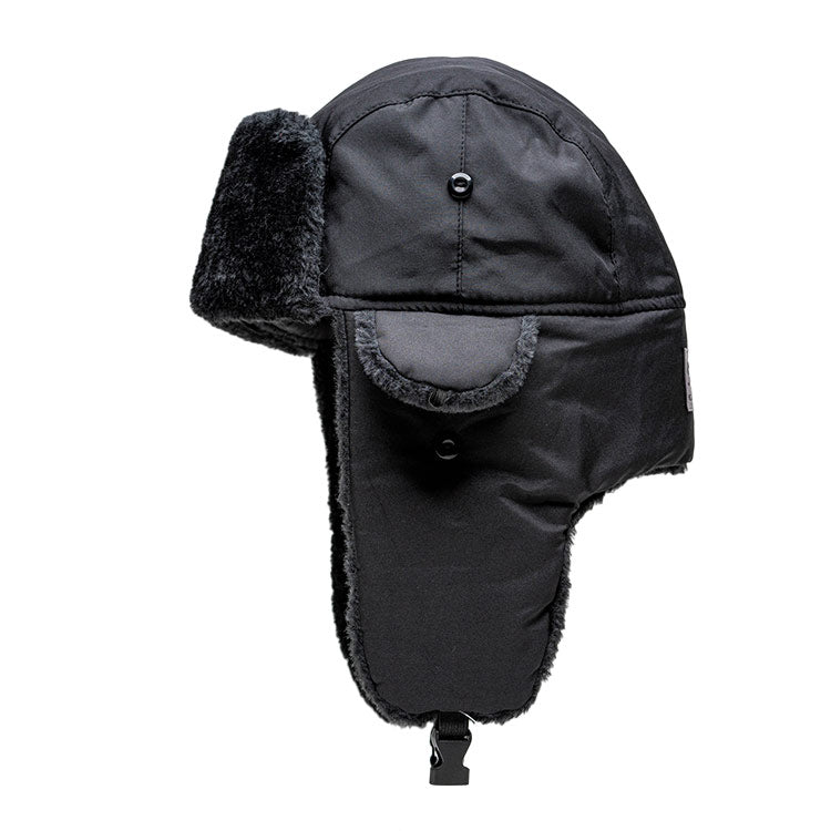 Trapper Hat | Nylon | Black