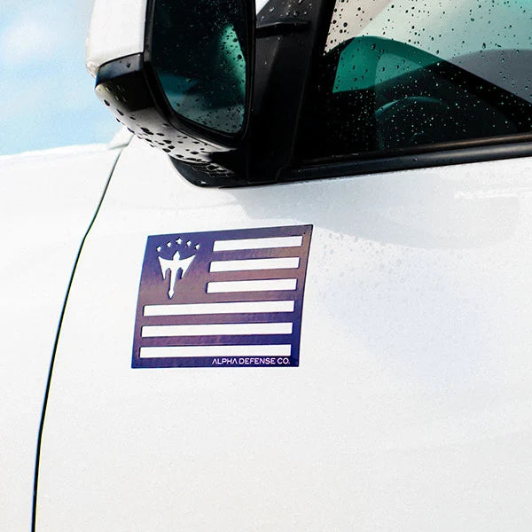 Alpha Flag Magnet | Navy