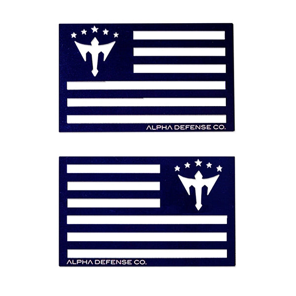 Alpha Flag Magnet | Navy