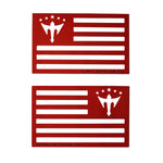 Alpha Flag Magnet | Red