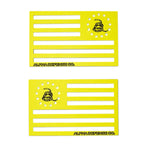 Alpha Flag Magnet | Yellow