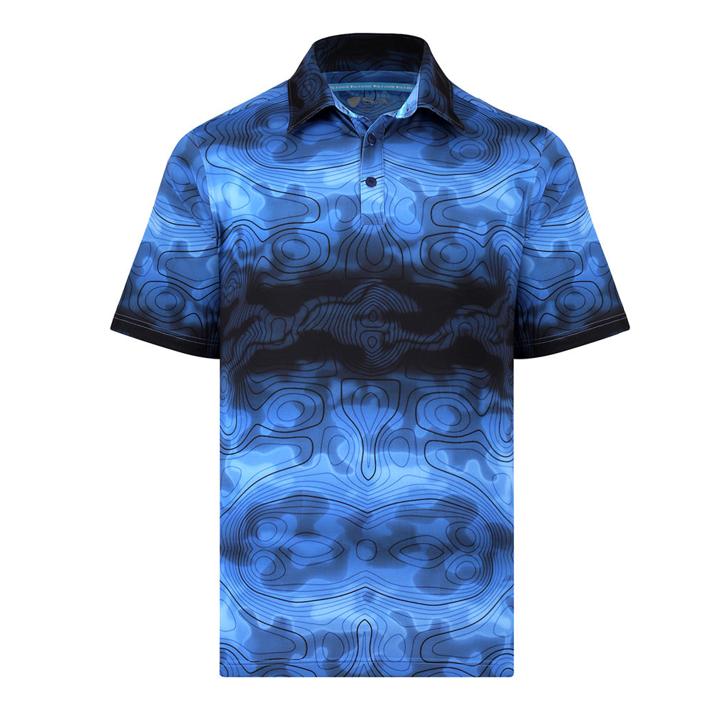 Performance Polo | Underwater Topography – Alpha Defense Gear