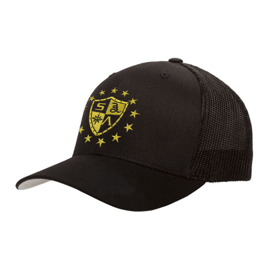 Snap Back Hat | Black 13 Stars
