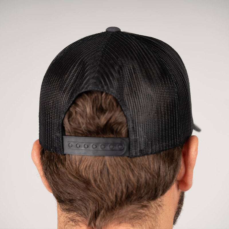 Snap Back Hat | Charcoal ﻿| USA Eagle