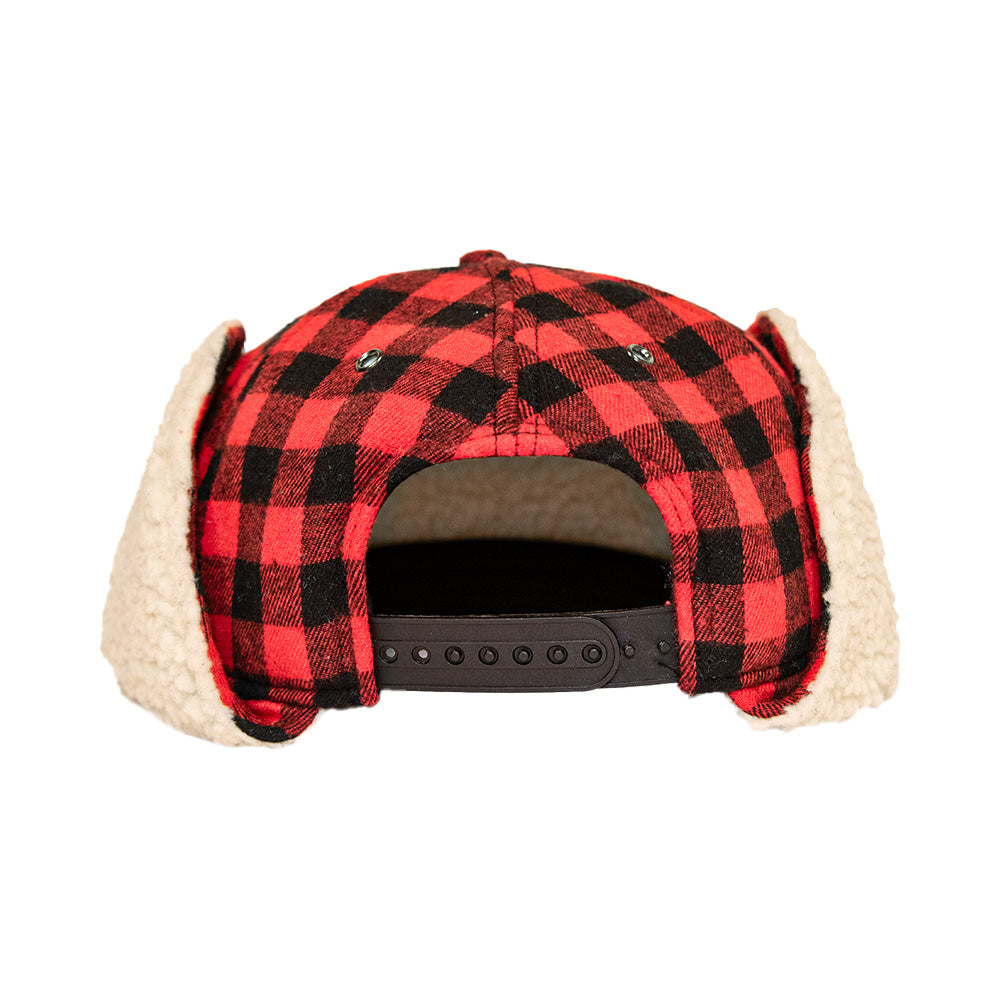 Billed Trapper Hat | Lumberjack Red