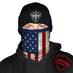 Fleece Face Shields® | American Flag Royal