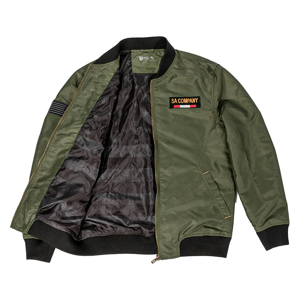Limited Edition Military Bomber Jacket | Honor | OD Green