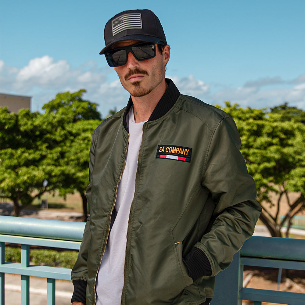 Limited Edition Military Bomber Jacket | Honor | OD Green